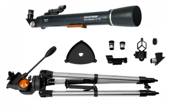 Celestron AstroMaster 70AZ LT Refractor Telescope Kit