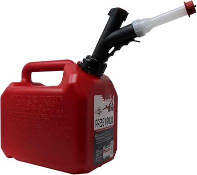 2-Gallon Garage Boss Press 'N Pour Gas Can