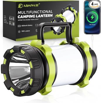 AlpsWolf Rechargeable Camping LED Flashlight Lantern