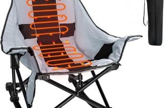 Slendor Oversized Heated Rocking Camping Chair