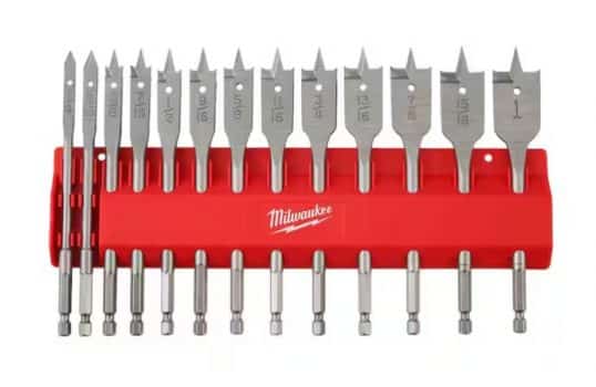 Milwaukee High Speed Wood Spade Bit Set
