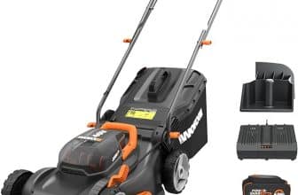 Worx 40V 17" Cordless Lawn Mower w/Batteries & Charger