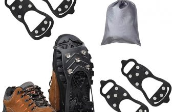 2 Pairs Non Slip Gripper Spikes Snow and Ice Crampons