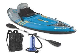 Sevylor QuickPak K1 1-Person Inflatable Kayak