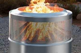 18” Smokeless Stainless Steel Portable Fire Pit