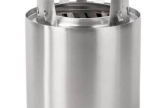 Ozark Trail 7'' Stainless Steel Integrated Wood-Burning Camp Fire Pit