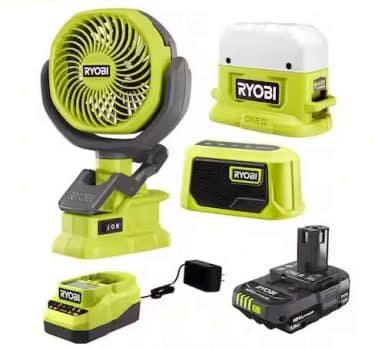 RYOBI ONE+ 18V Cordless 3-Tool Campers Kit