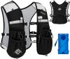 Running Hydration Vest w/ 12 Pockets & 2L Water Bladder