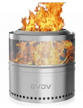 18" Smokeless Stainless Steel Fire Pit