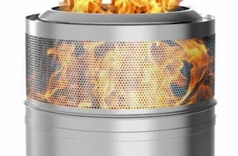 18" Smokeless Stainless Steel Fire Pit