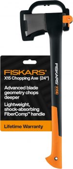 23.5" Fiskars X15 Chopping Axe