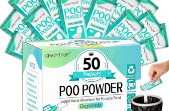 CRAZYTHUR Portable Camp Toilet Gel