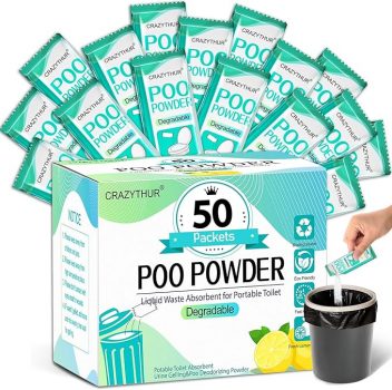 CRAZYTHUR Portable Camp Toilet Gel