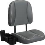 ERGOSEAT Folding Boat Seat with Cup Holder