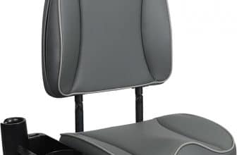 ERGOSEAT Folding Boat Seat with Cup Holder