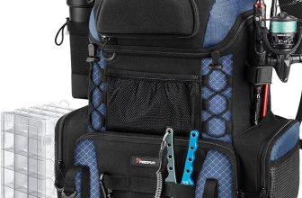 Piscifun Fishing Tackle Backpack with Rod Holders