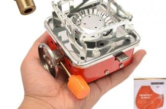 QUALIALL Single Burner Portable Foldable Camping Stove