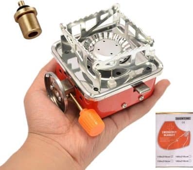 QUALIALL Single Burner Portable Foldable Camping Stove