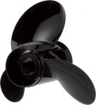 Quicksilver Black Diamond 3-Blade Aluminum Propeller for Mercury and MerCruiser Engines