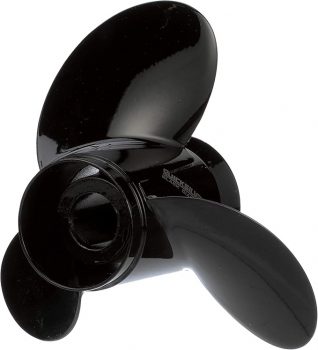 Quicksilver Black Diamond 3-Blade Aluminum Propeller for Mercury and MerCruiser Engines