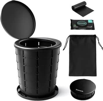 SereneLife Portable Camping Toilet