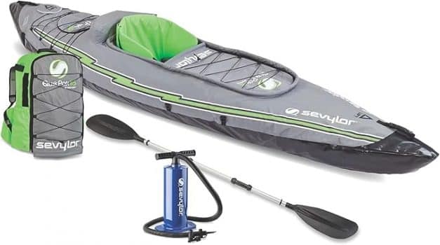 Sevylor QuickPak K5 24 Gauge PVC Polyester 1 Person Inflatable Kayak