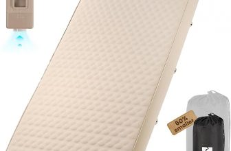 TOBTOS 4" Thick Self Inflating Sleeping Pad