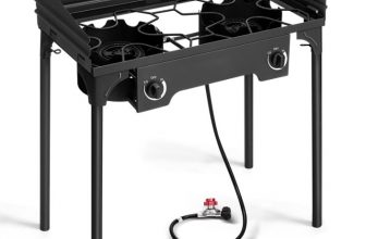 2 Burner 150,000 BTU Cooker Outdoor Camping Picnic Stove