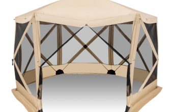Costway 6-Sided Pop-up Screen House Tent