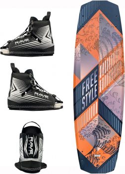 RAVE Sports Freestyle Wakeboard and Bindings Package