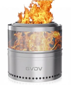 18" Smokeless Fire Pit for Camping