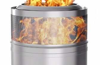 18" Smokeless Fire Pit for Camping