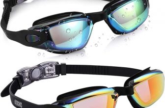 2-Pack Aegend Anti-Fog Anti-UV Kids' Swim Goggles