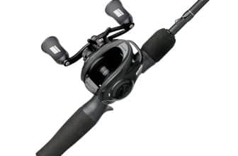 Abu Garcia Max SX Low Profile Baitcast Reel and Fishing Rod Combo