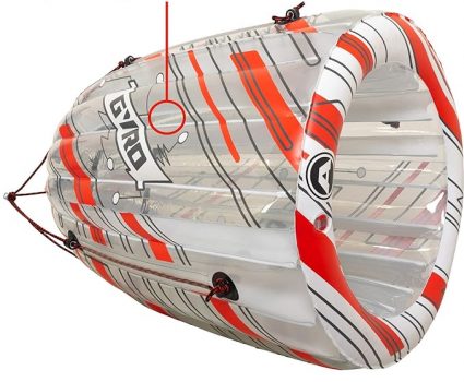 Airhead Gyro 1 Rider Spinning Towable Tube