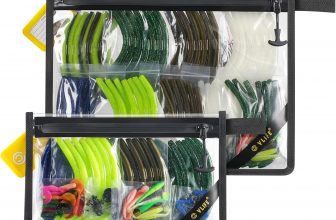 CVLIFE 2-Pack Soft Plastic Tackle Storage Bag