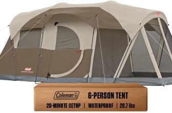 Coleman 6-Person WeatherMaster Camping Tent with Screen Room