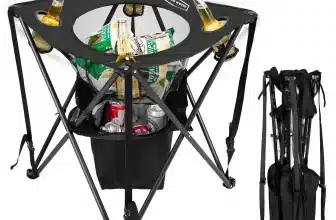 Foldable Party Table w/ Cup Holders