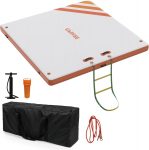 Garvee Inflatable Floating Dock Platform Island Raft