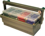 MTM SSC Shotshell Box Caddy with 4 Shell Stackers