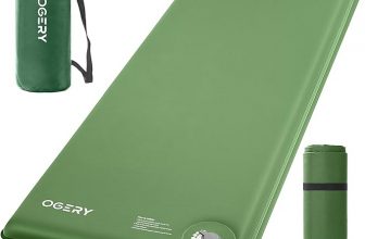 Self-Inflating Sleeping Pad with Built-in Foot Pump