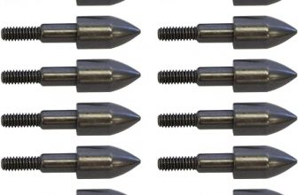 12-Pack NAP 5/16" 100gr Steel Field Points for Archery