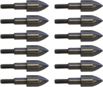 12-Pack NAP 5/16" 100gr Steel Field Points for Archery