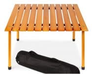 27.5" Foldable Hardwood SONICGRACE Outdoor Table