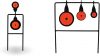 Birchwood Casey Double Mag .44 Action Spinner and .22 Rimfire Triple Action Spinner Target Bundle