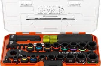Klein Tools 65400 KNECT Essential Pass Through Impact Socket Set
