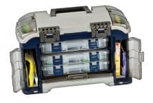 Plano Elite Angled Tackle System 3600 w/ 3 Utility Boxes