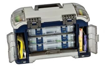 Plano Elite Angled Tackle System 3600 w/ 3 Utility Boxes