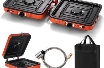 Portable 2 Burner Camping Stove