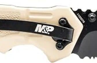 Smith & Wesson M&P FDE 8.2in High Carbon S.S. Spring Assisted Folding Knife